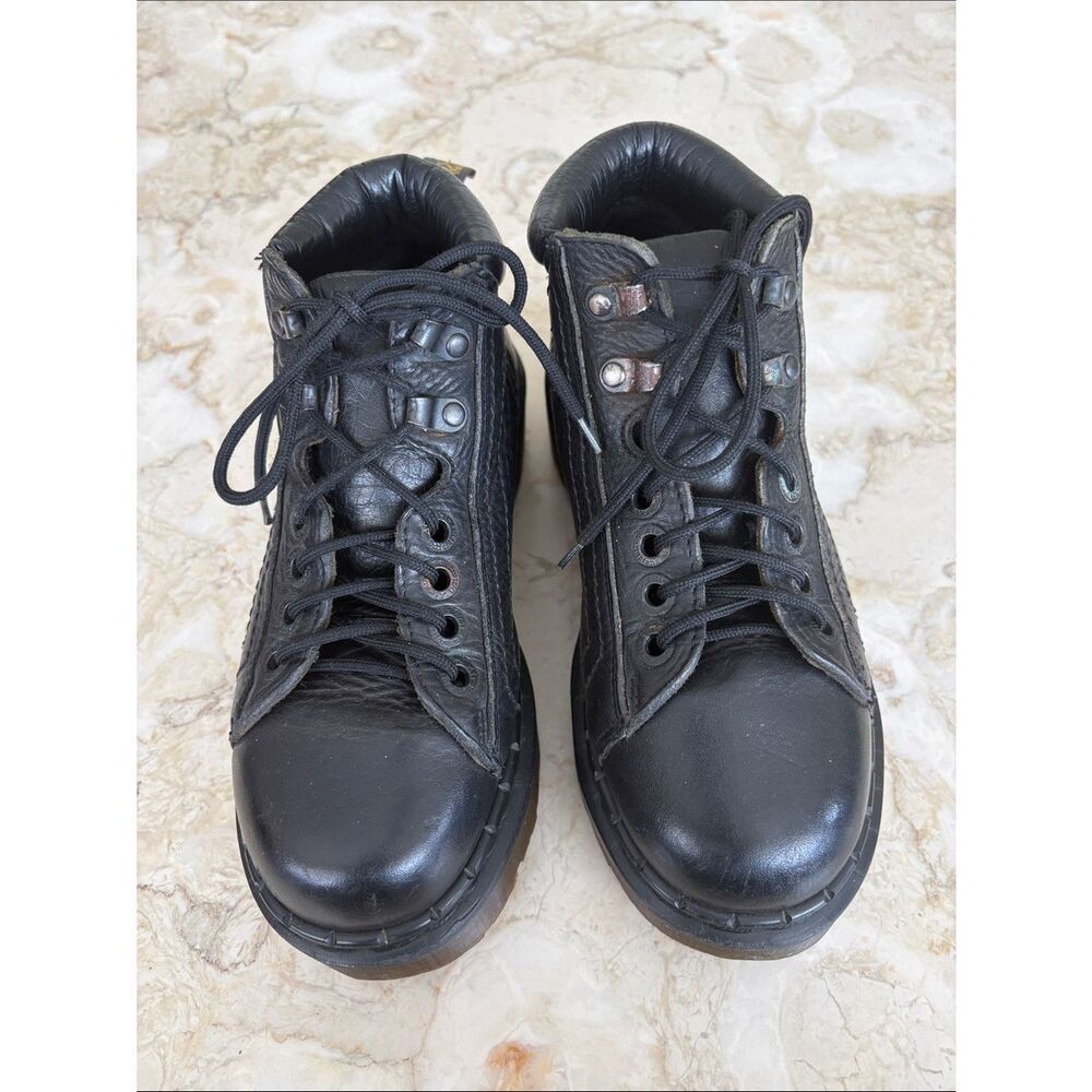 Dr. Martens Vintage 8316 Goth Punk Platform Leather Boots Made in England Rare - Picture 3 of 15